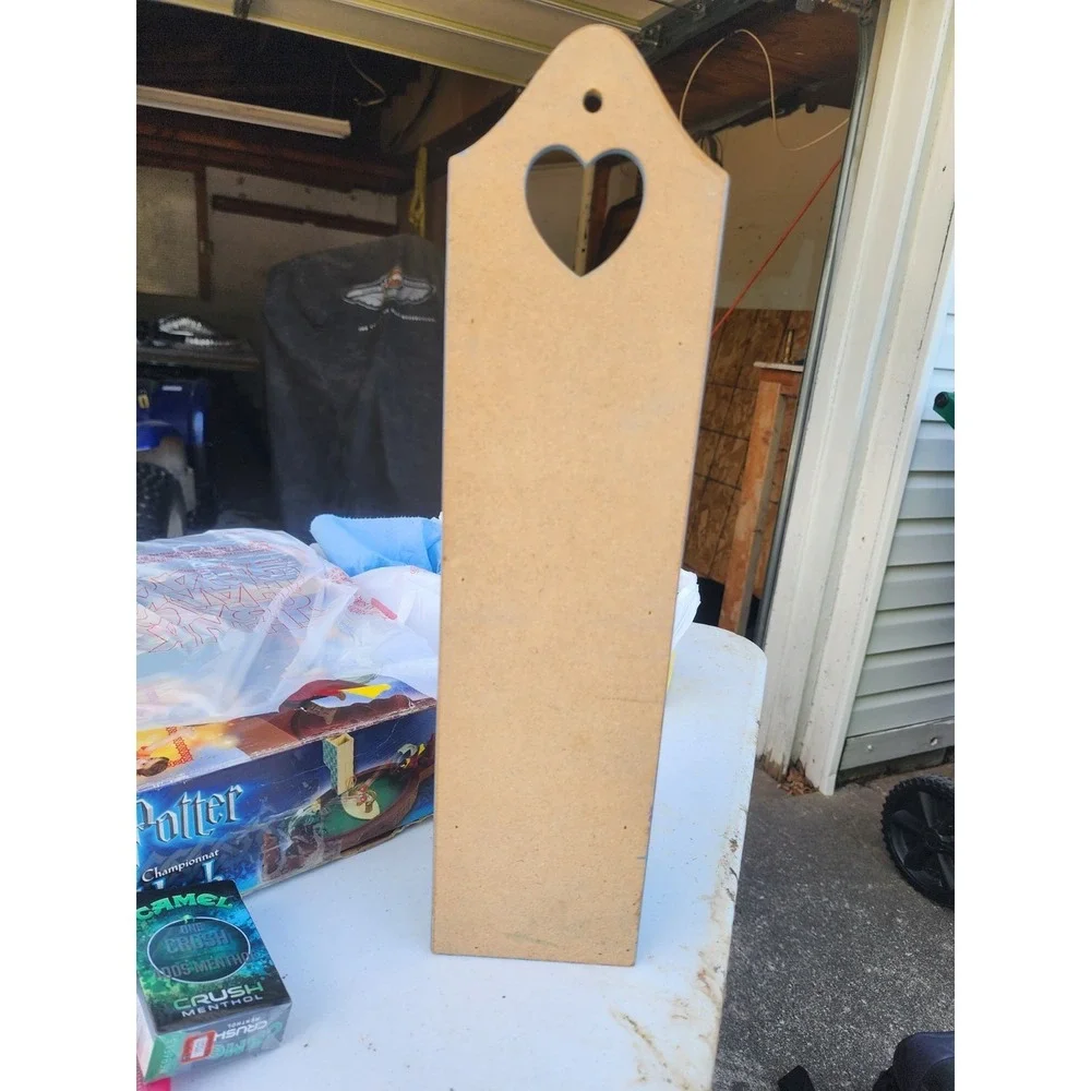 Vintage Blue 6 Drawer Wooden Heart Spice Cabinet What Not Shelf,  Heart Cutout,